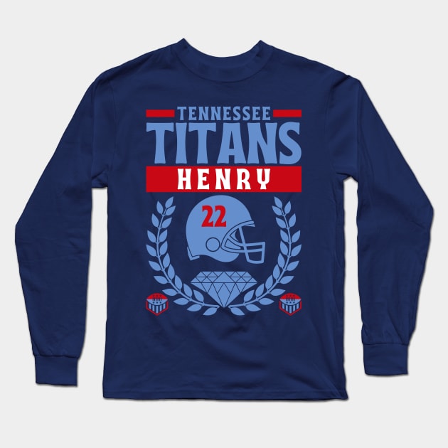 Tennessee Titans Henry 22 Edition 2 Long Sleeve T-Shirt by Astronaut.co